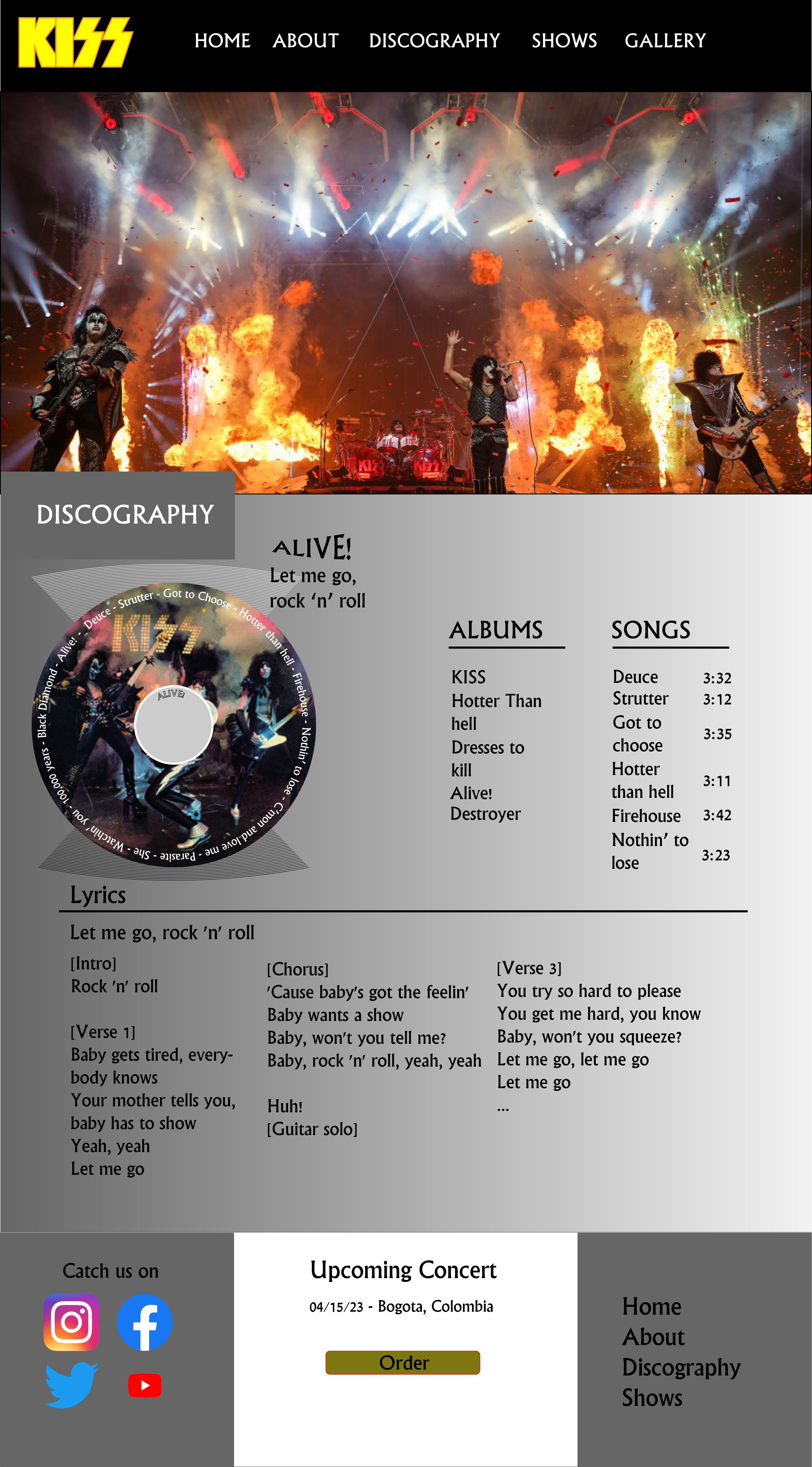 Kiss layout 3